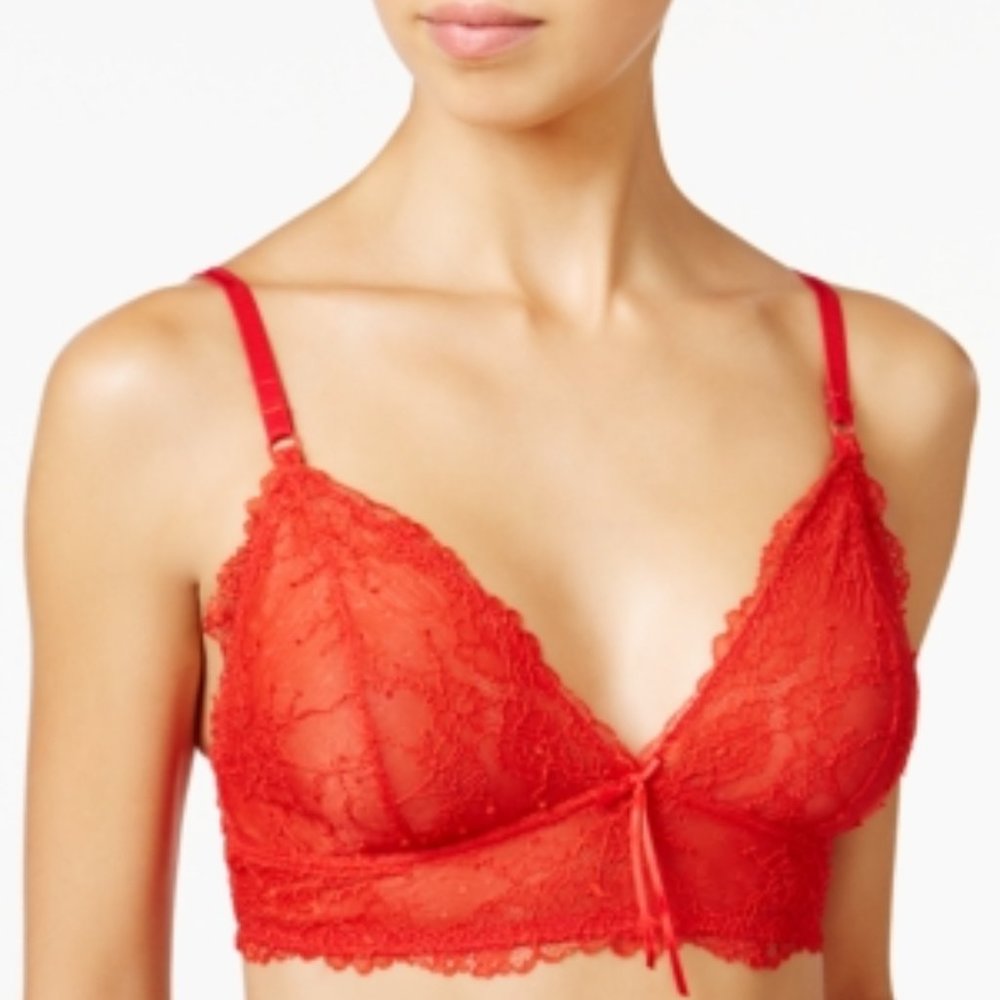 Heidi by Heidi Klum Women's Natural Lace Bralette